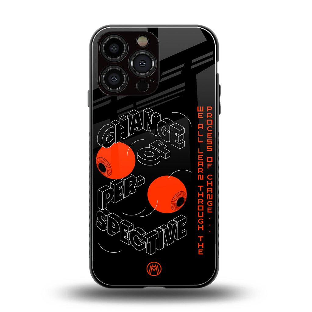 change of perspective back phone cover | glass case for iphone 13 pro max