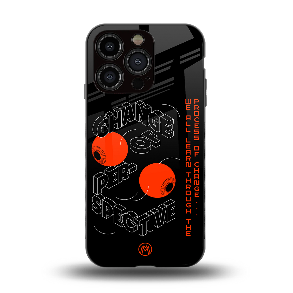 change of perspective back phone cover | glass case for iphone 13 pro