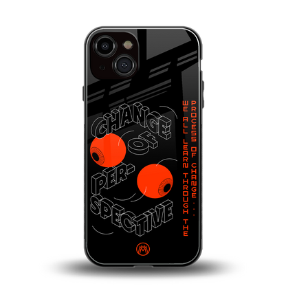 change of perspective back phone cover | glass case for iphone 13