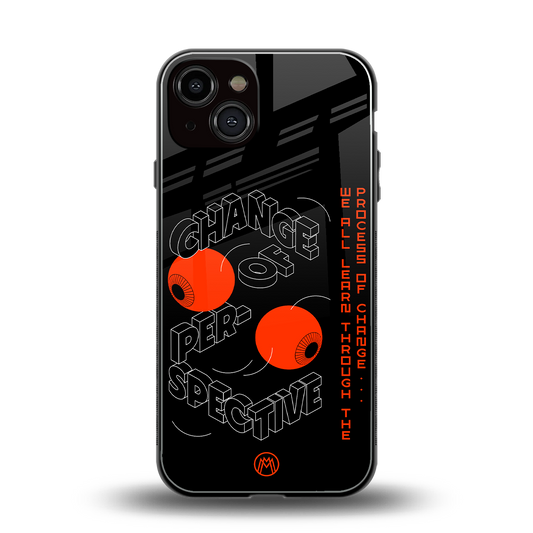 change of perspective back phone cover | glass case for iphone 13