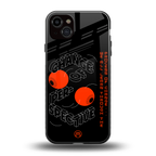 change of perspective back phone cover | glass case for iphone 15 plus