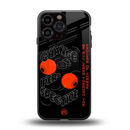 change of perspective back phone cover | glass case for iphone 14 pro max