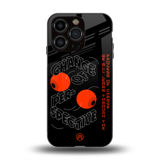 change of perspective back phone cover | glass case for iphone 15 pro
