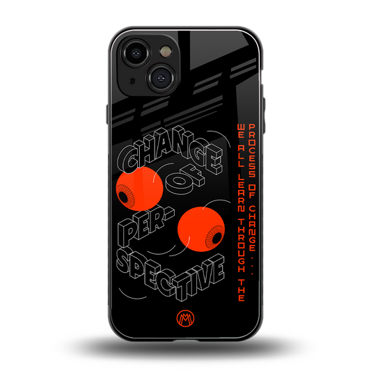 change of perspective back phone cover | glass case for iphone 15