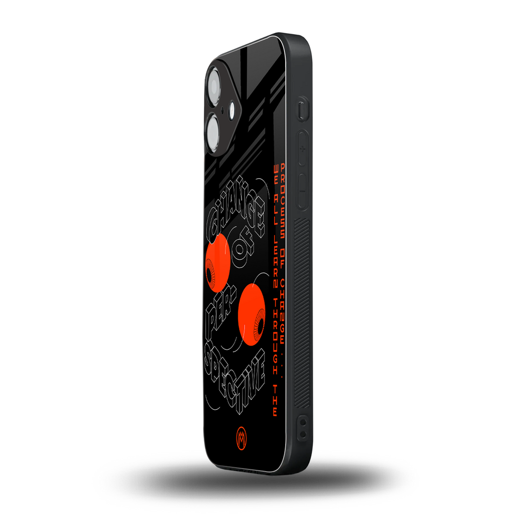 change of perspective back phone cover | glass case for iphone 16 plus
