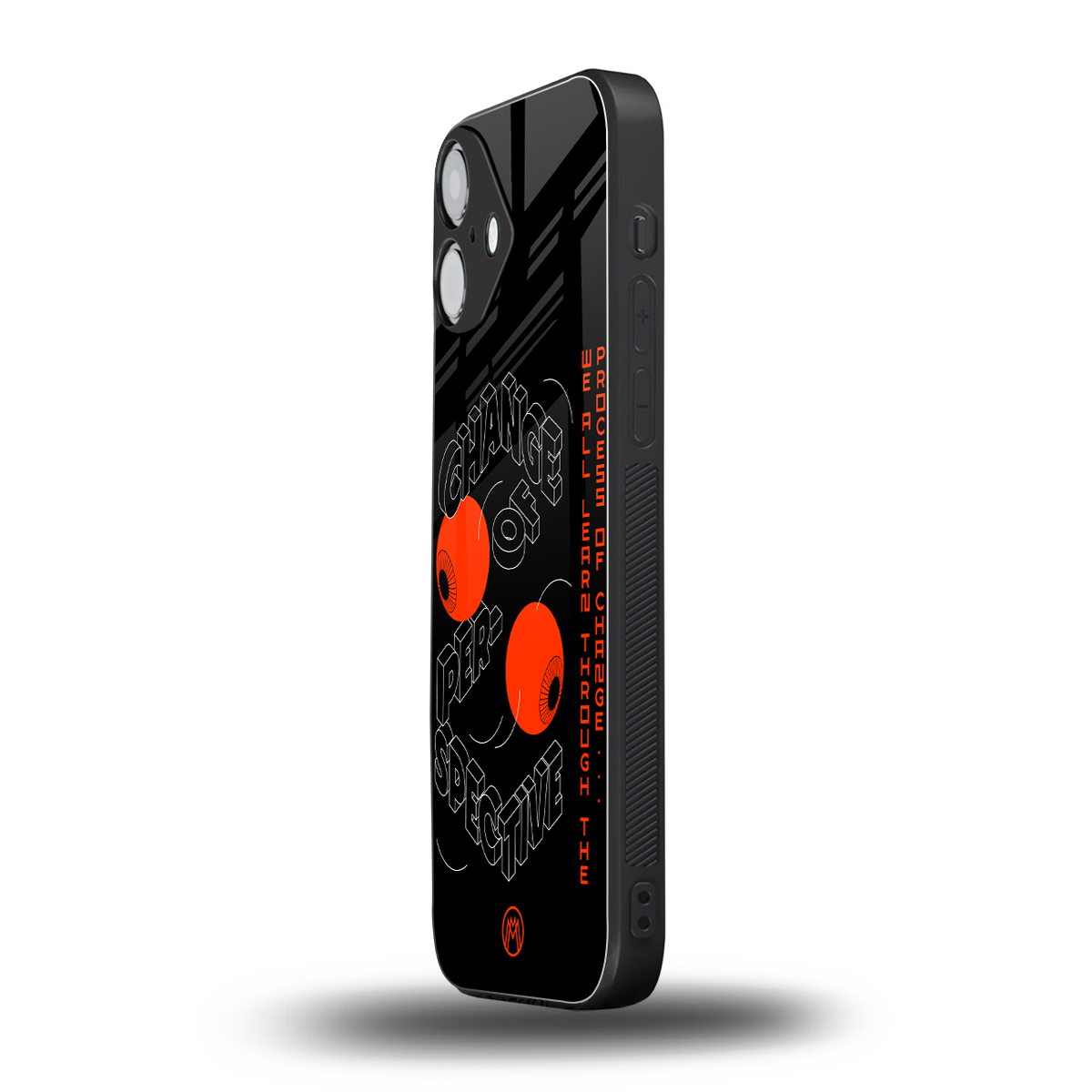 change of perspective back phone cover | glass case for iphone 16 plus