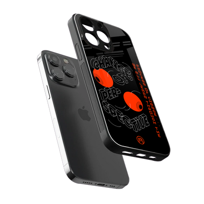 change of perspective back phone cover | glass case for iphone 16 pro