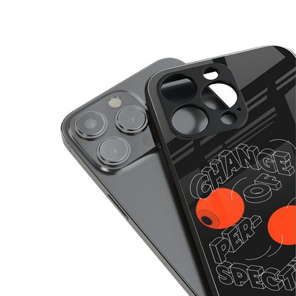 change of perspective back phone cover | glass case for iphone 14