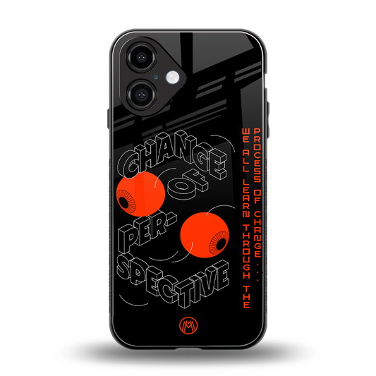 change of perspective back phone cover | glass case for iphone 16