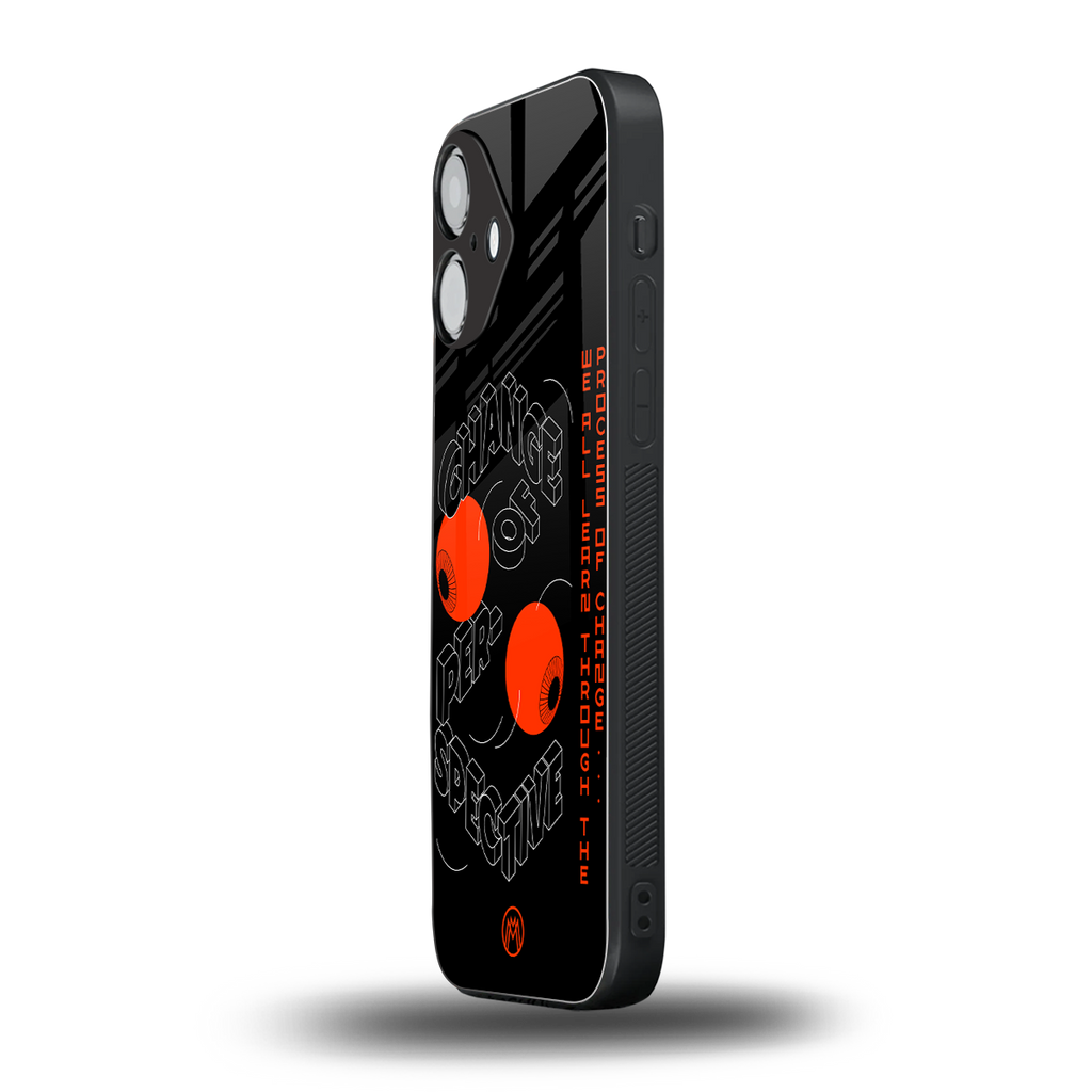 change of perspective back phone cover | glass case for iphone 16