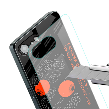 change of perspective back phone cover | glass case for iphone 16e