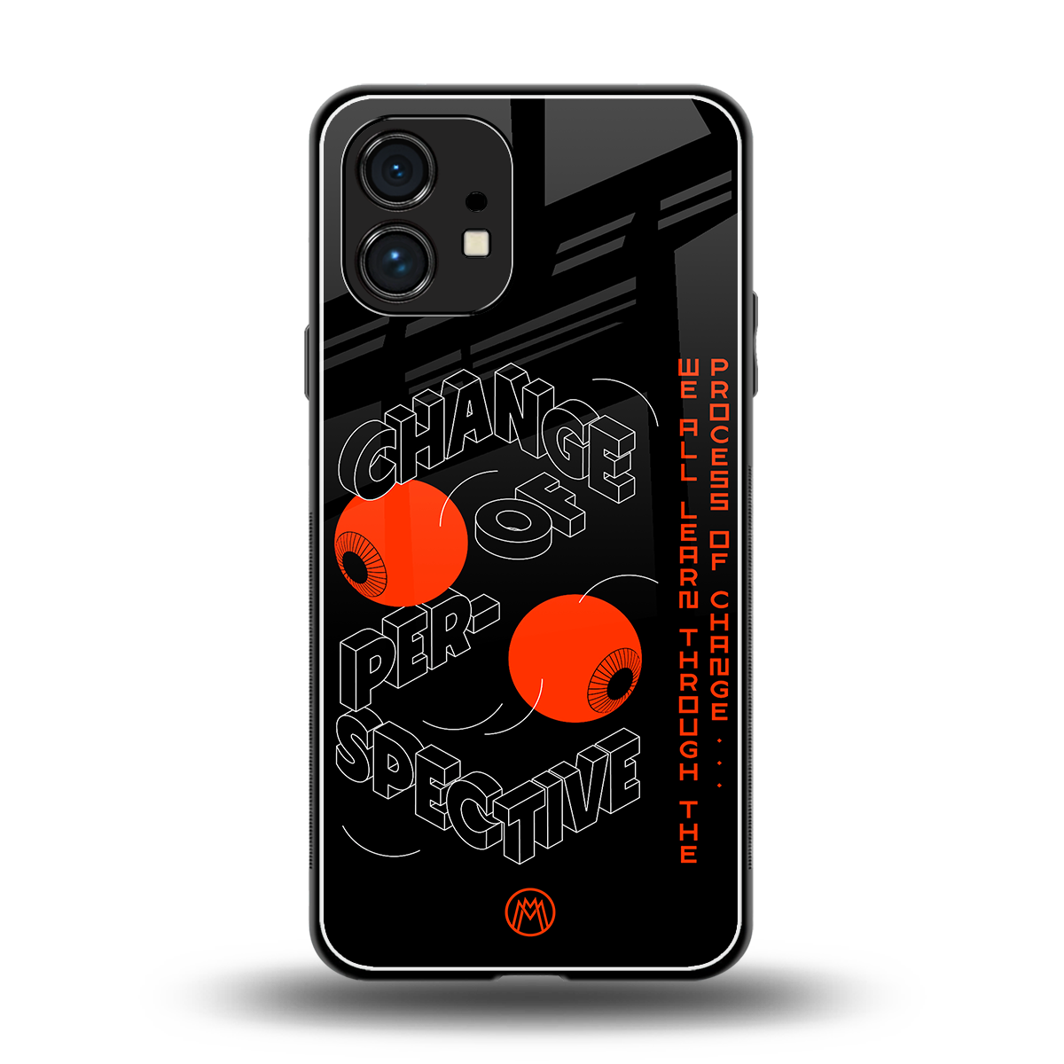 change of perspective back phone cover | glass case for nothing phone 1