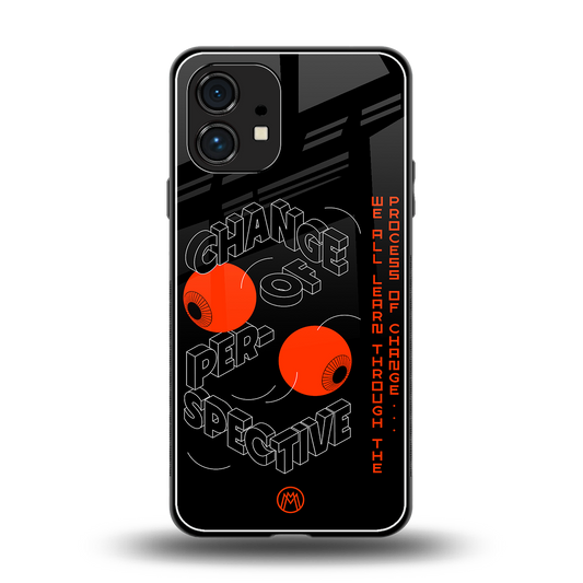 change of perspective back phone cover | glass case for nothing phone 1