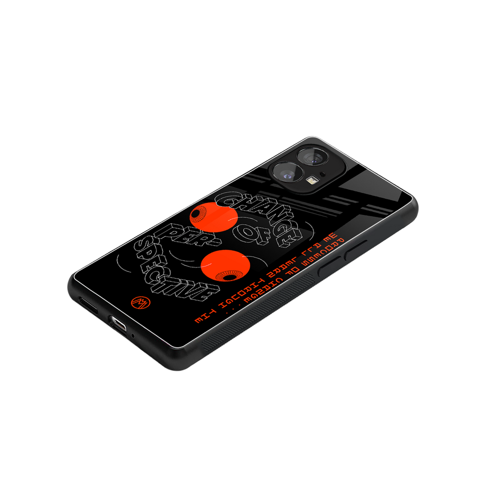 change of perspective back phone cover | glass case for nothing phone 1