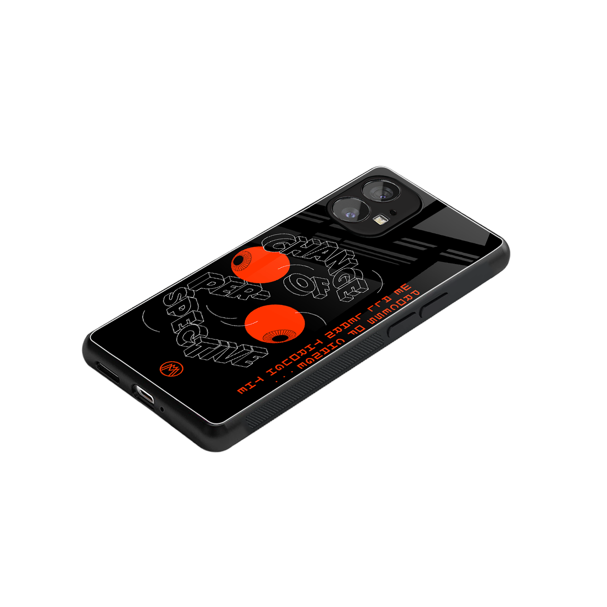 change of perspective back phone cover | glass case for nothing phone 1