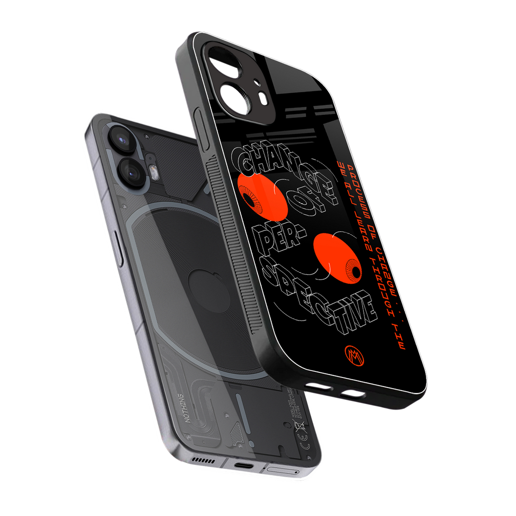 change of perspective back phone cover | glass case for nothing phone 2