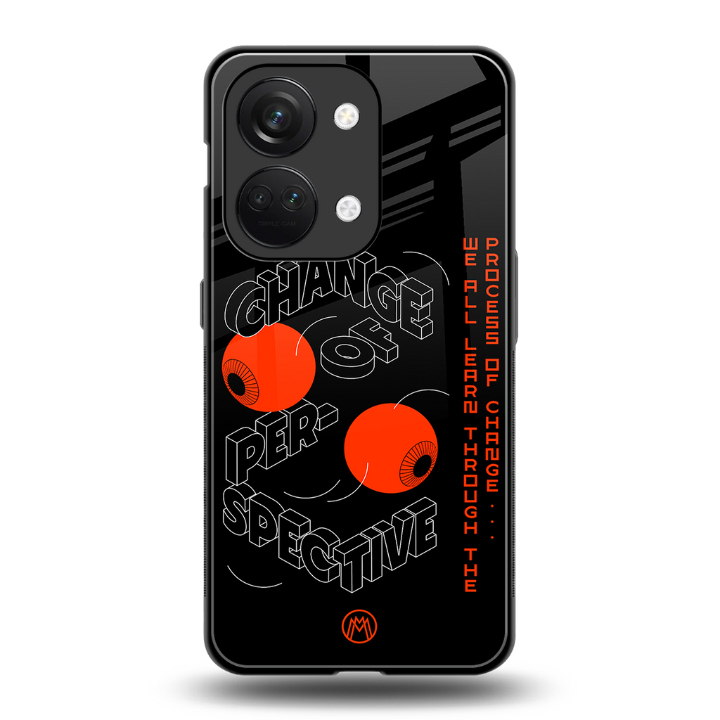 change of perspective back phone cover | glass case for oneplus nord 3
