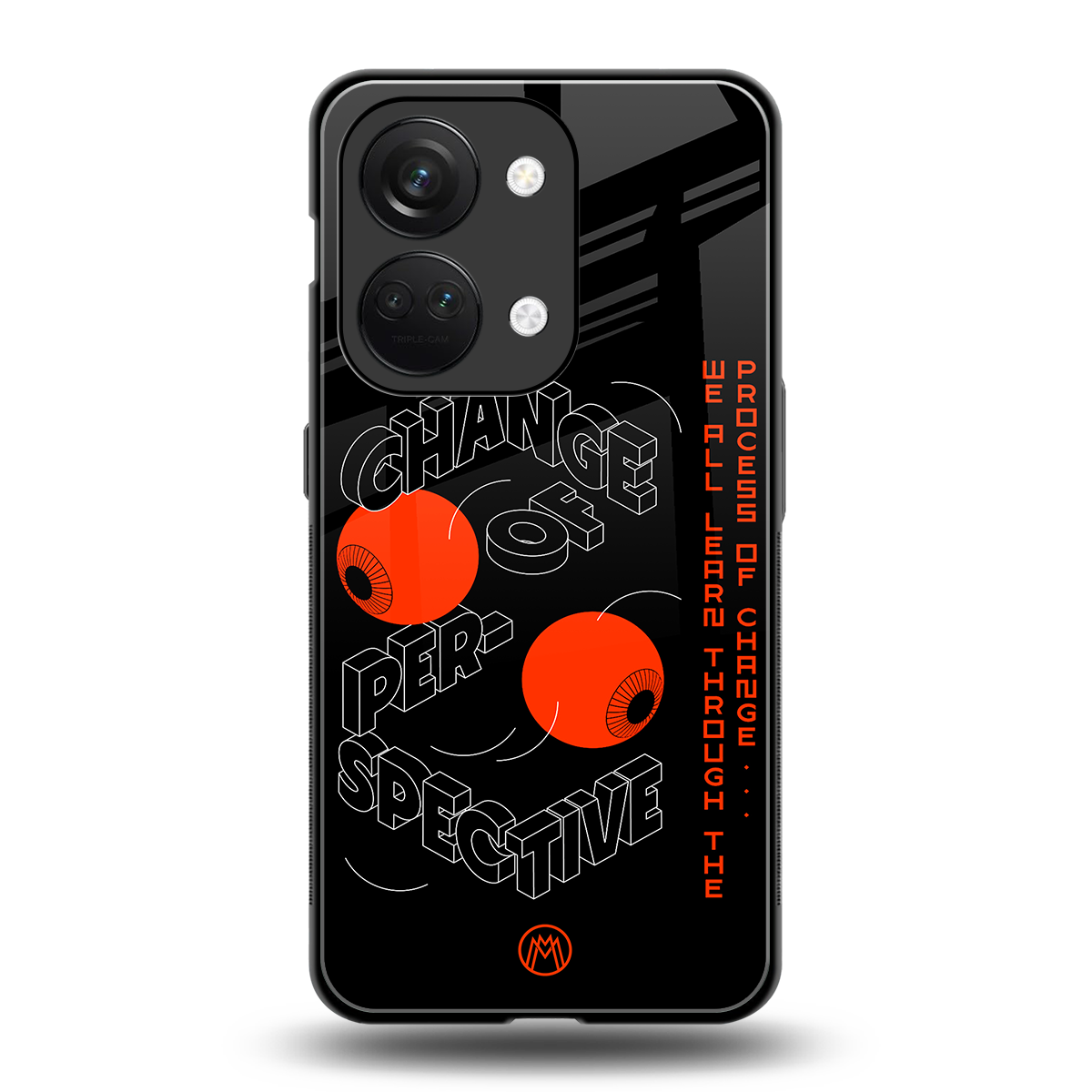 change of perspective back phone cover | glass case for oneplus nord 3