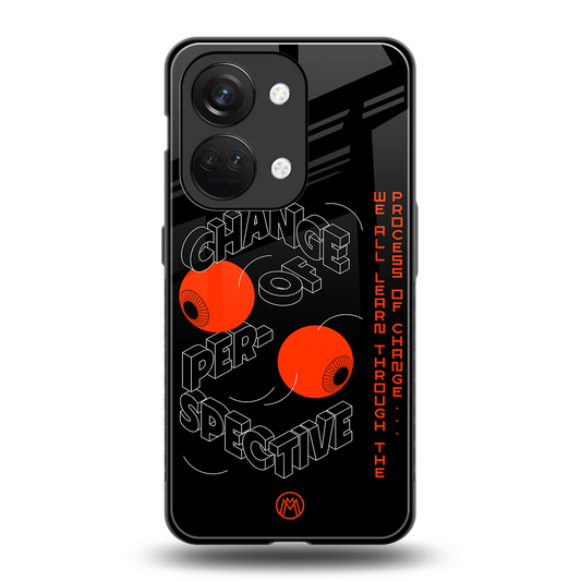 change of perspective back phone cover | glass case for oneplus nord 3