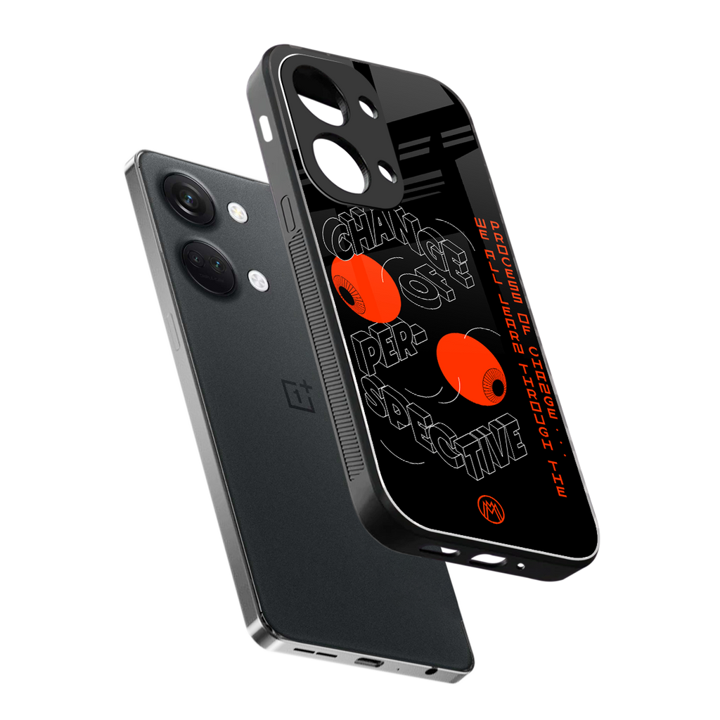 change of perspective back phone cover | glass case for oneplus nord 3
