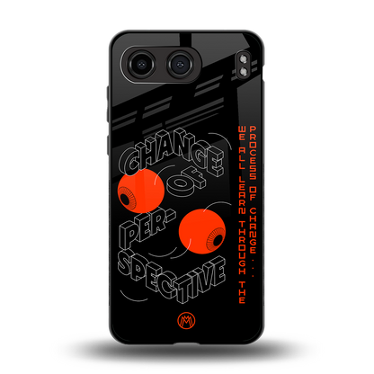 change of perspective back phone cover | glass case for oneplus nord 4