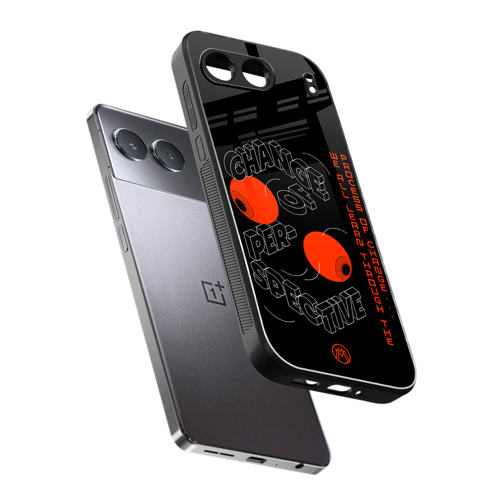 change of perspective back phone cover | glass case for oneplus nord 4