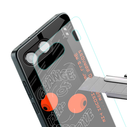 change of perspective back phone cover | glass case for oneplus nord 4