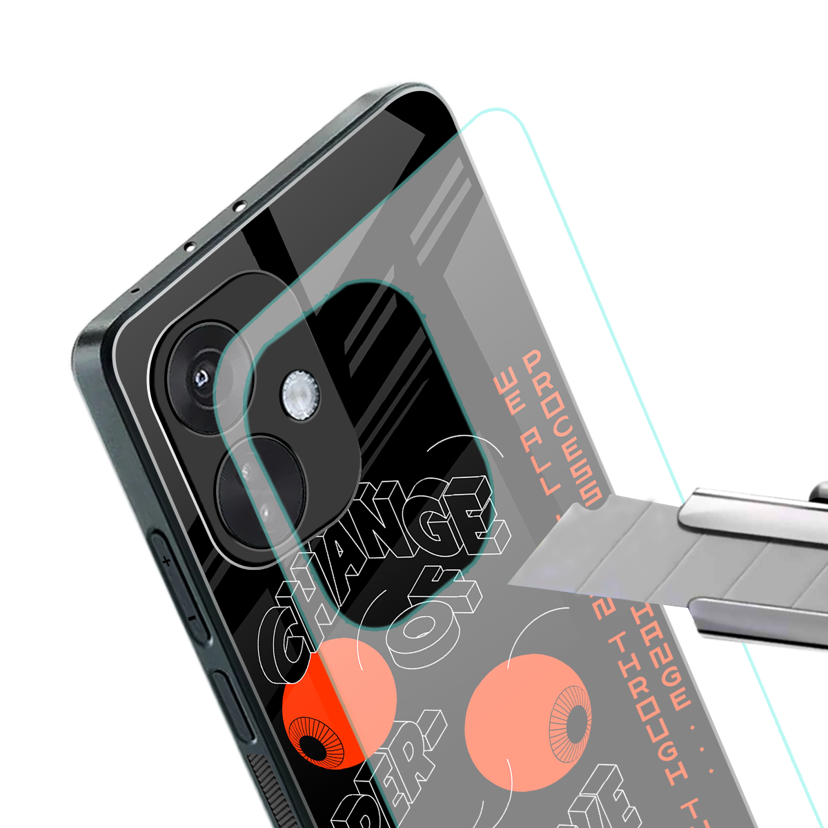 change of perspective back phone cover | glass case for oneplus nord ce 3