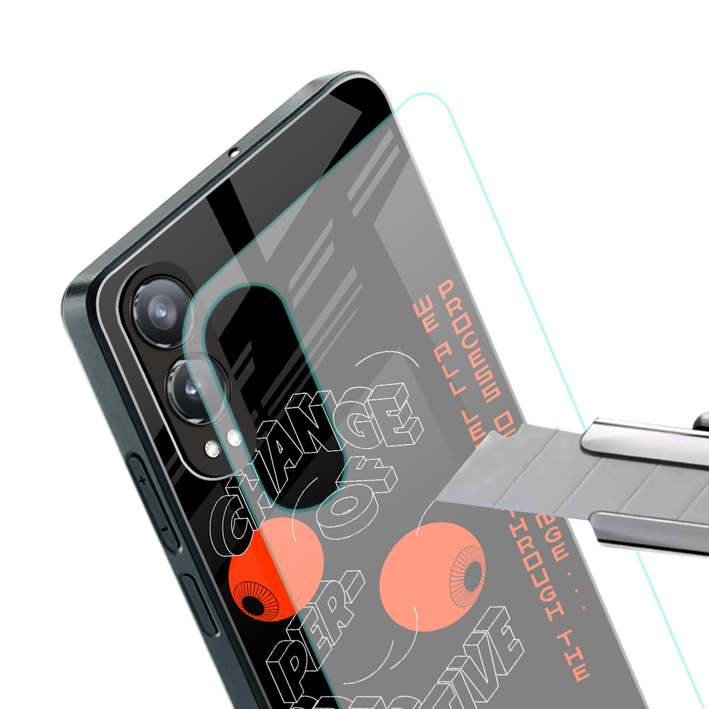 change of perspective back phone cover | glass case for oneplus nord ce 4 lite