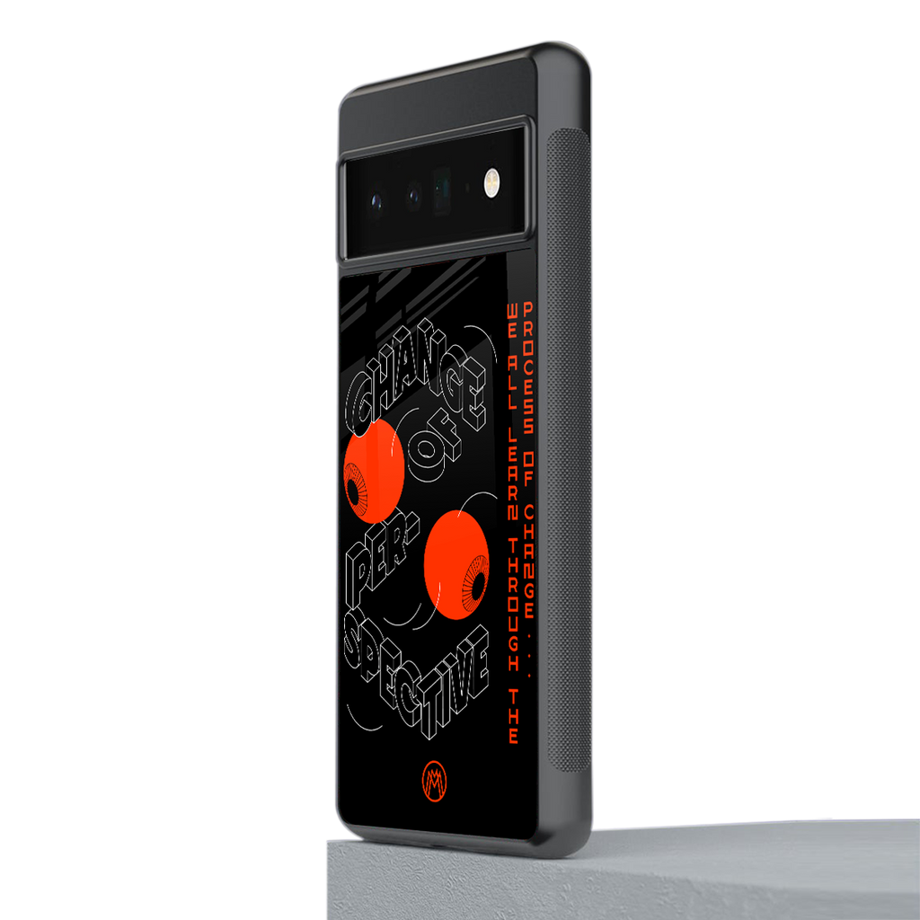change of perspective back phone cover | glass case for google pixel 6 pro