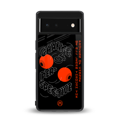 change of perspective back phone cover | glass case for Google Pixel 6A