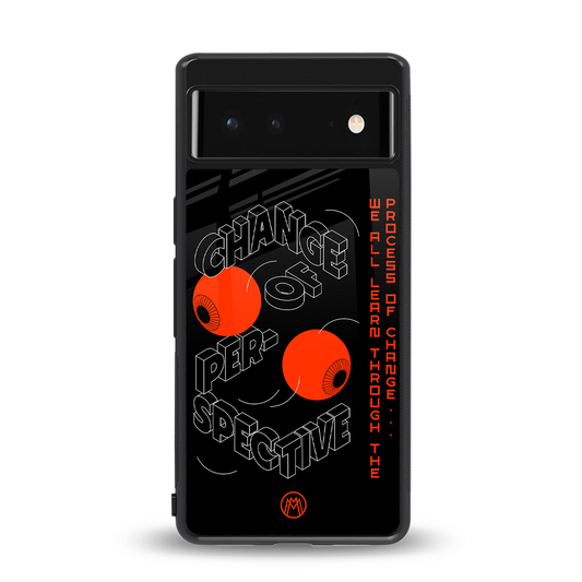 change of perspective back phone cover | glass case for Google Pixel 6A