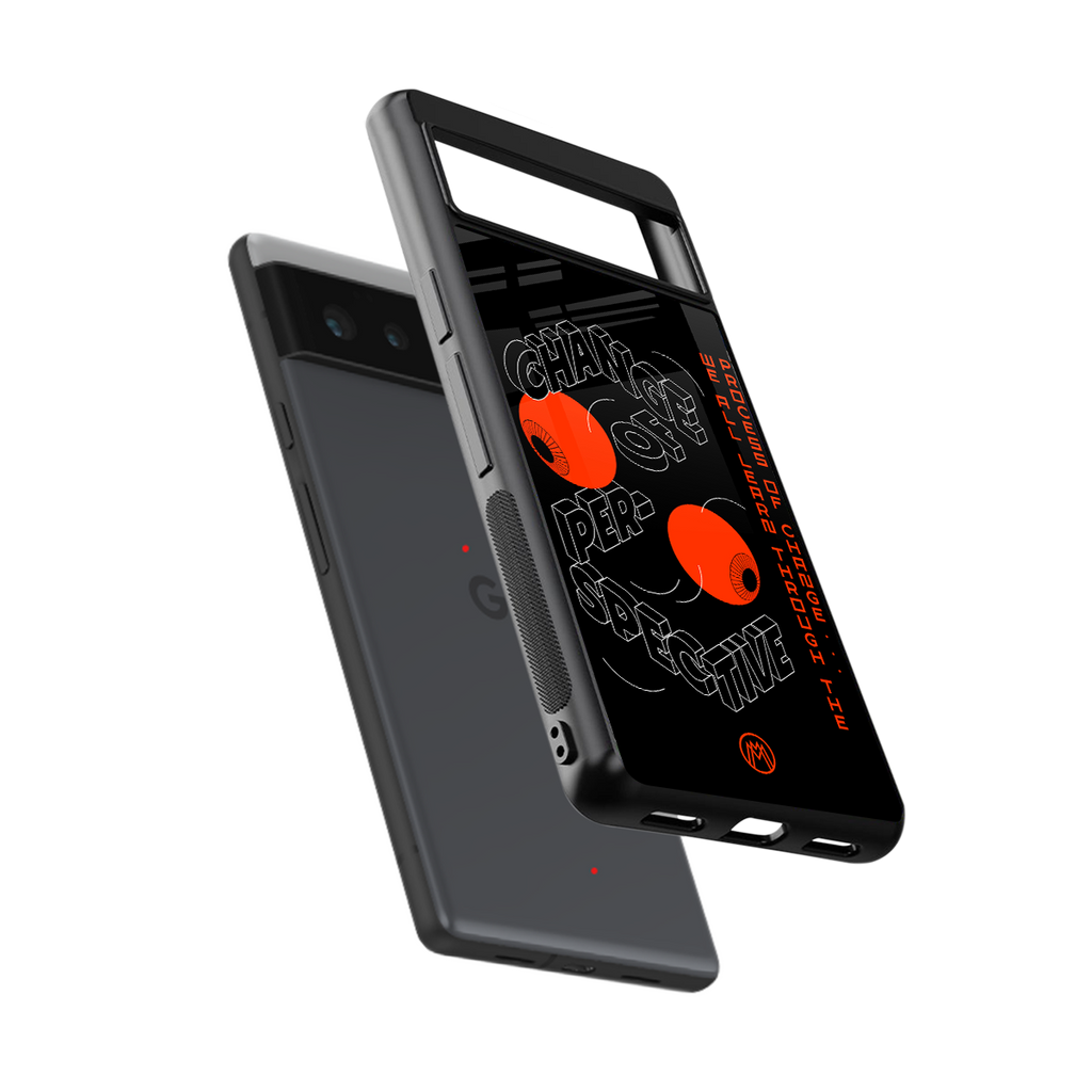 change of perspective back phone cover | glass case for google pixel 6