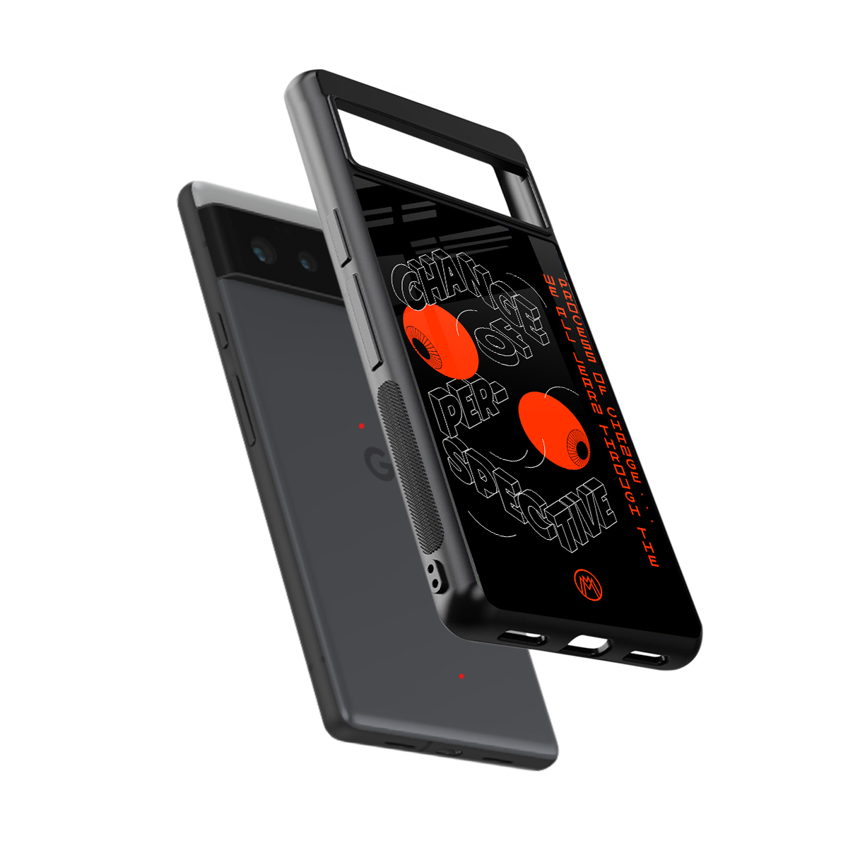 change of perspective back phone cover | glass case for google pixel 6