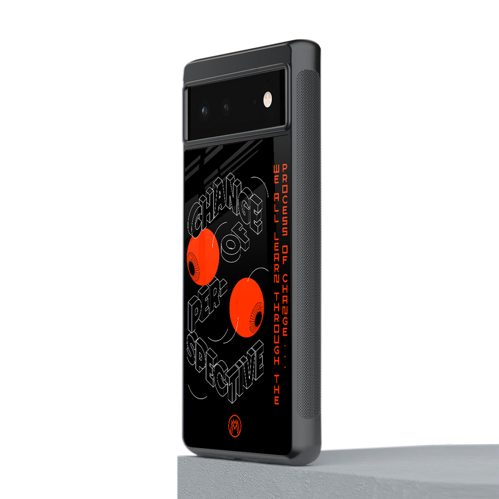 change of perspective back phone cover | glass case for google pixel 6