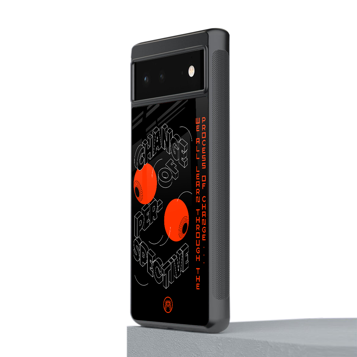 change of perspective back phone cover | glass case for google pixel 6