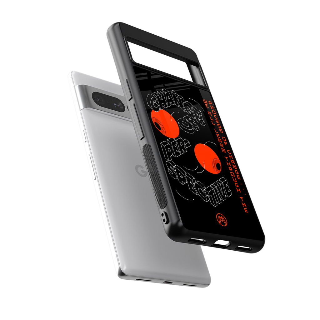 change of perspective back phone cover | glass case for google pixel 7 pro