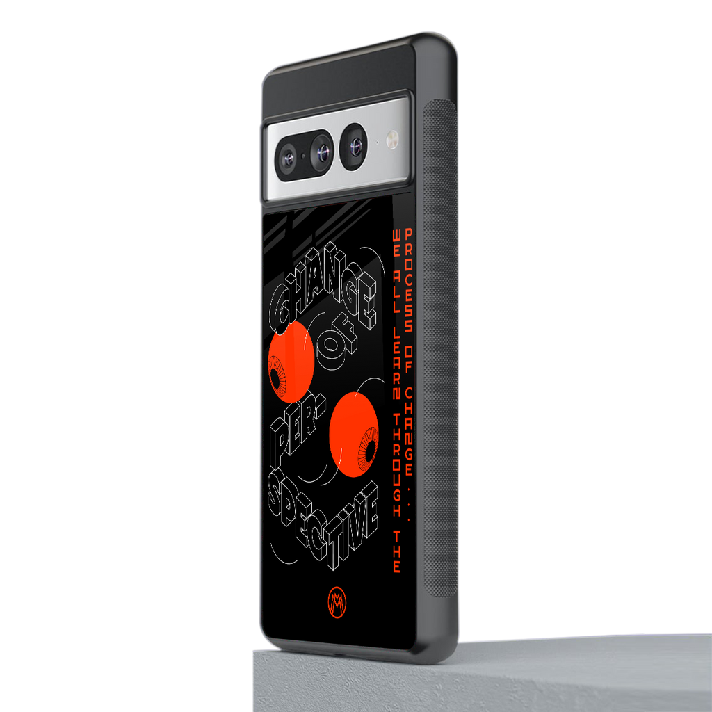 change of perspective back phone cover | glass case for google pixel 7 pro