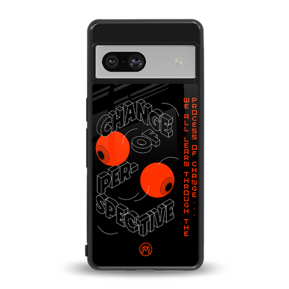 change of perspective back phone cover | glass case for Google Pixel 7