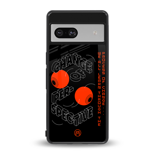 change of perspective back phone cover | glass case for Google Pixel 7A