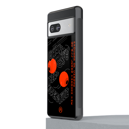 change of perspective back phone cover | glass case for Google Pixel 7A