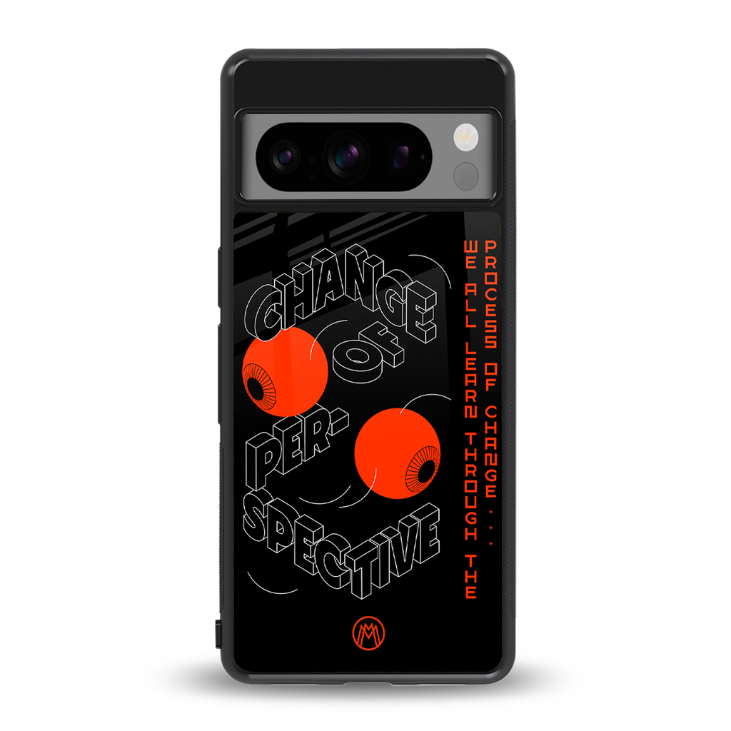 change of perspective back phone cover | glass case for google pixel 8 pro