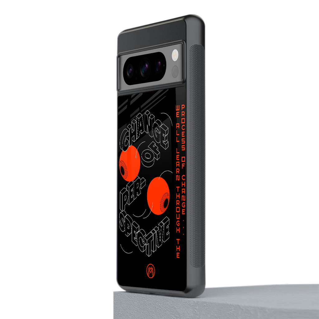 change of perspective back phone cover | glass case for google pixel 8 pro