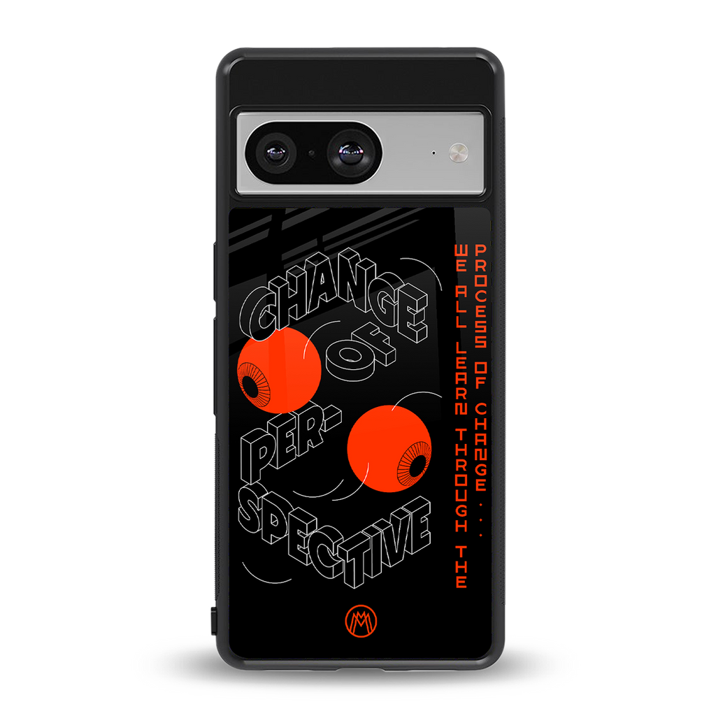 change of perspective back phone cover | glass case for Google Pixel 8