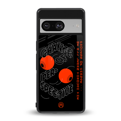 change of perspective back phone cover | glass case for Google Pixel 8
