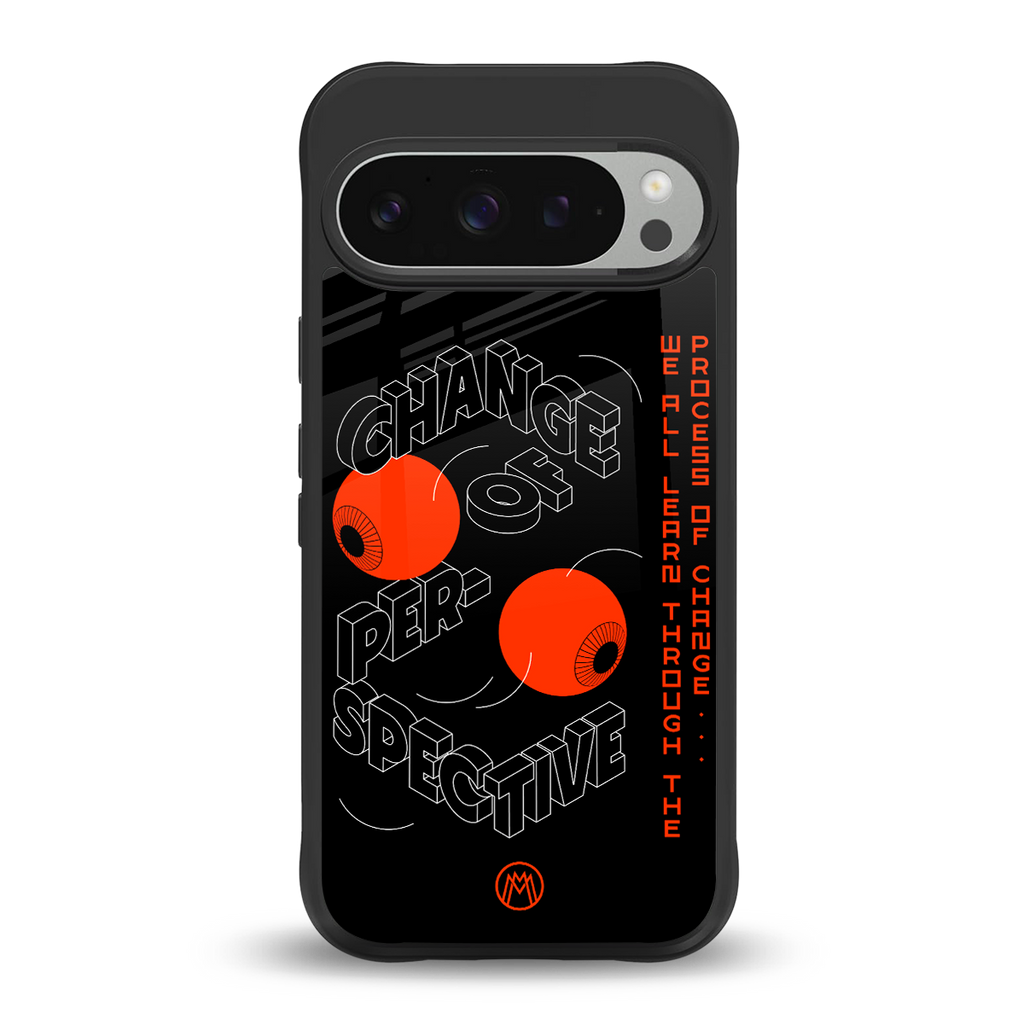 change of perspective back phone cover | glass case for google pixel 9 pro
