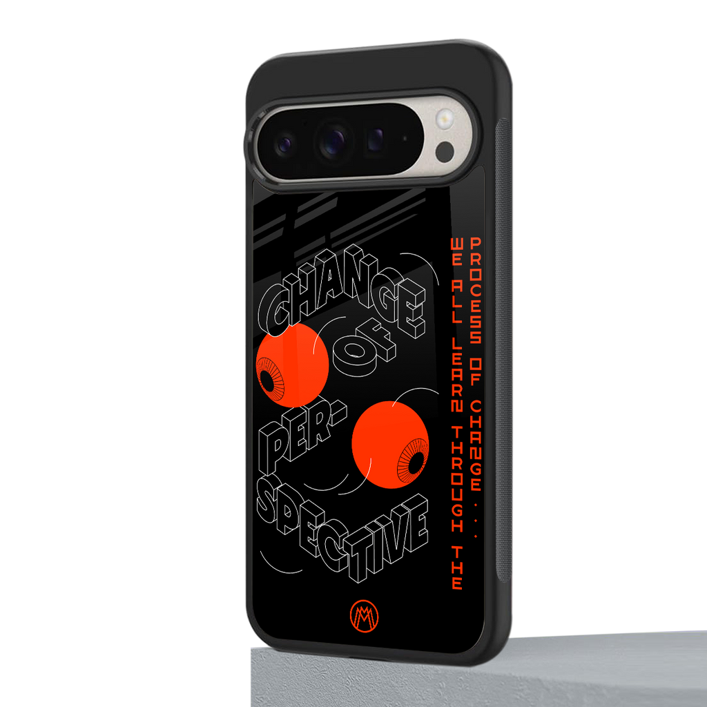 change of perspective back phone cover | glass case for google pixel 9 pro
