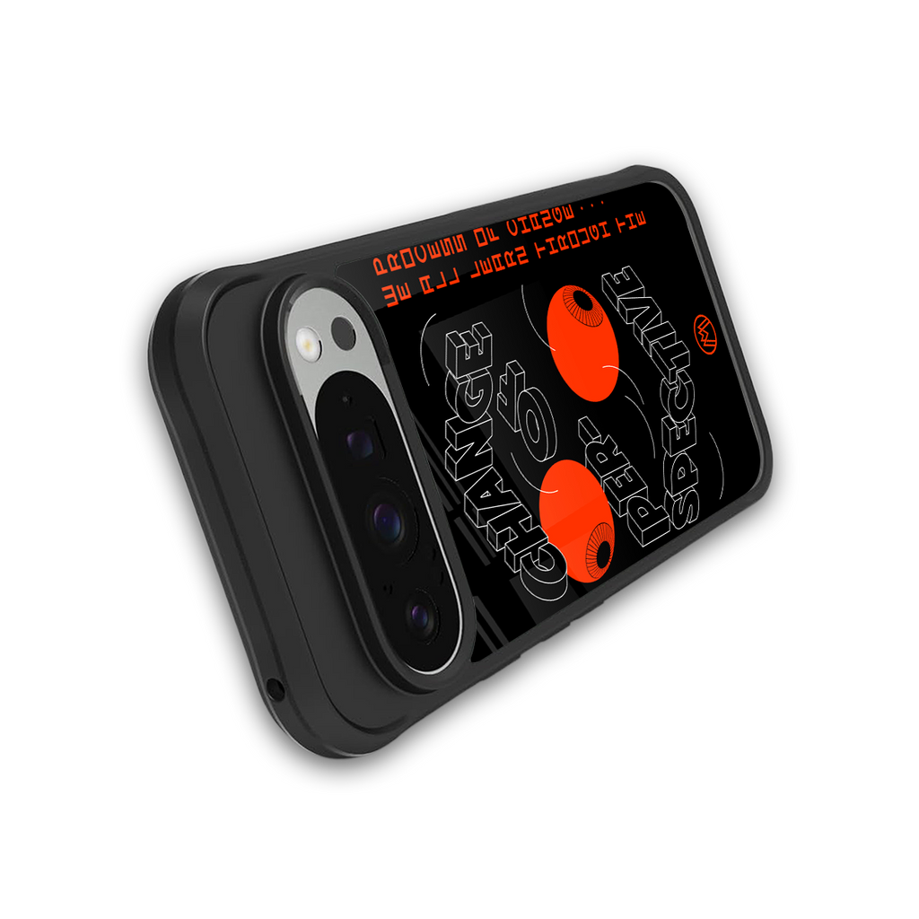 change of perspective back phone cover | glass case for google pixel 9 pro