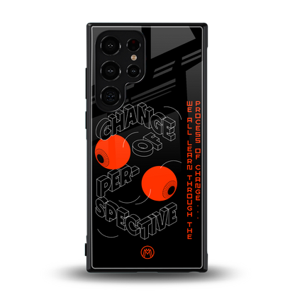 change of perspective back phone cover | glass case for samsung galaxy s23 ultra