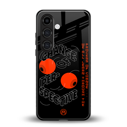 change of perspective back phone cover | glass case for samsung galaxy s23 plus